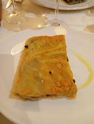 This lasagna was amazing. at Il Lughino in Milan