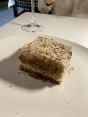 Tiramisu, recommended!  at Il Lughino in Milan