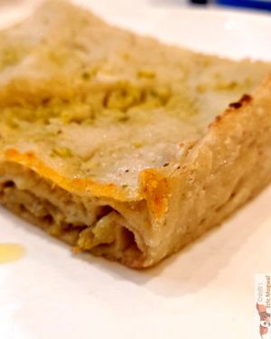 fennel and pistachio lasagne at Il Lughino in Milan