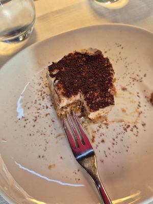 Tiramisu - the best we had (vegan) at Il Lughino in Milan