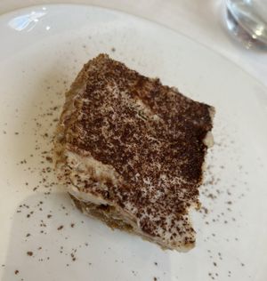 Tiramisu  at Il Lughino in Milan
