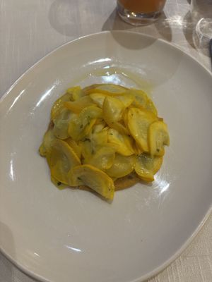 summer starter  at Il Lughino in Milan