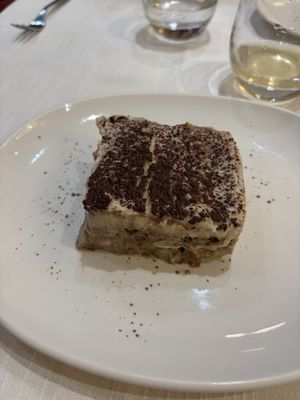 tiramisu  at Il Lughino in Milan
