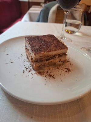 Tiramisu at Il Lughino in Milan