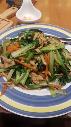 Noodles at Veggie Gather in Shanghai