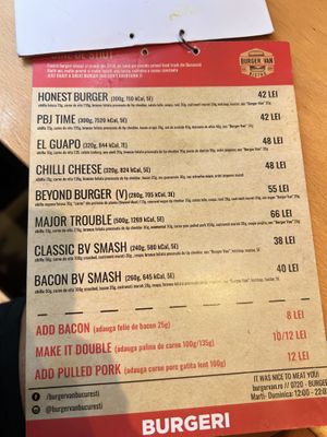   at Burger Van Bistro in Bucharest