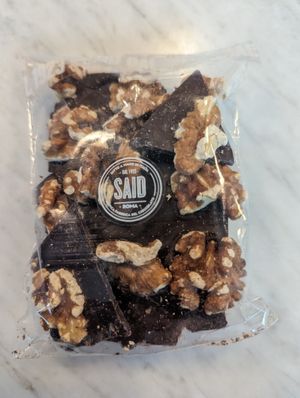 Dark Chocolate walnuts at SAID Dal 1923 - City Walk in Dubai