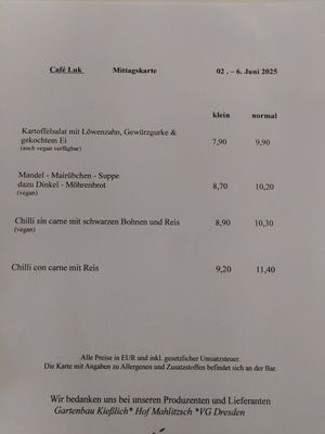  at Cafe Luk in Dresden