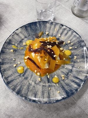 Carpaccio di carote  at Bistromeet in Mantova