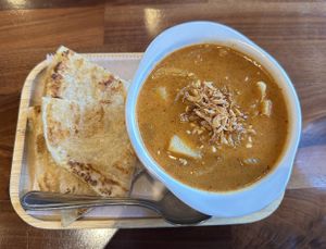 Vegan roti massaman appetizer  at Onedee Thai  in Queens