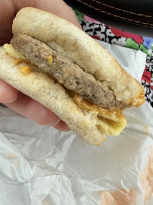 Vegan breakfast sandwich   at Catahoula Coffee Co in Richmond