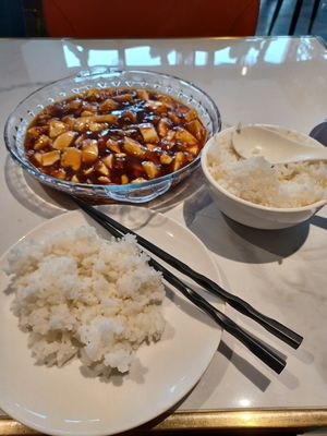 Second day, cost about £4 at Huì Yuán Sù Shí Fāng 慧缘素食坊 Lotus Vegan in Shanghai