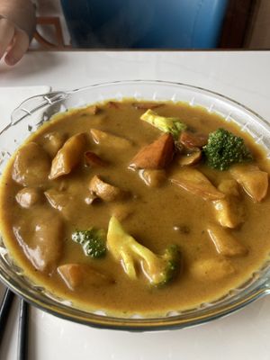Vegetable curry   at Huì Yuán Sù Shí Fāng 慧缘素食坊 Lotus Vegan in Shanghai
