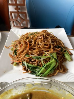 Vegetable noodles   at Huì Yuán Sù Shí Fāng 慧缘素食坊 Lotus Vegan in Shanghai