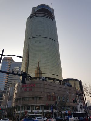 A near landmark towards the main road at Huì Yuán Sù Shí Fāng 慧缘素食坊 Lotus Vegan in Shanghai