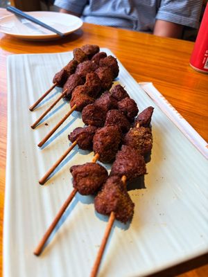 Skewers  at Huì Yuán Sù Shí Fāng 慧缘素食坊 Lotus Vegan in Shanghai
