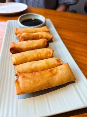 Spring rolls  at Huì Yuán Sù Shí Fāng 慧缘素食坊 Lotus Vegan in Shanghai