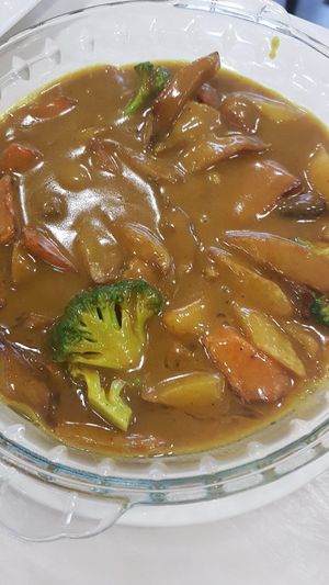 Vegetable curry at Huì Yuán Sù Shí Fāng 慧缘素食坊 Lotus Vegan in Shanghai