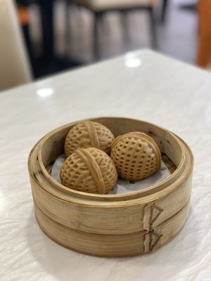 Walnut buns  at Huì Yuán Sù Shí Fāng 慧缘素食坊 Lotus Vegan in Shanghai