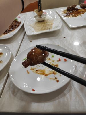 Delicious 'ribs' at Huì Yuán Sù Shí Fāng 慧缘素食坊 Lotus Vegan in Shanghai