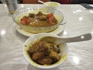 Mixed veg curry at Huì Yuán Sù Shí Fāng 慧缘素食坊 Lotus Vegan in Shanghai