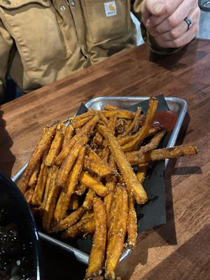 sweet potato fries  #Veganuary at Brown Bag Burger  in Flagstaff
