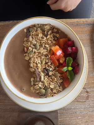 Smoothie bowl   at Mana Anu Cafe in Gili Trawangan