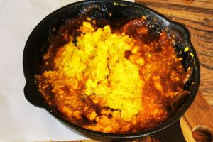 Vegan Shakshuka at Mana Anu Cafe in Gili Trawangan