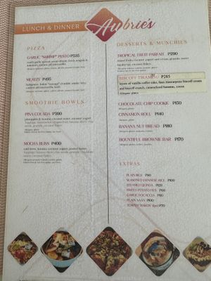   at Aubrie's Plant-Based Cuisine in El Nido