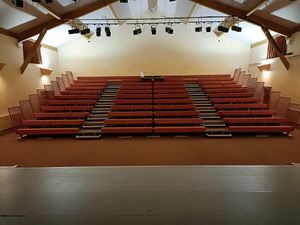 300 capacity auditorium at The Garlinge Theatre in Canterbury