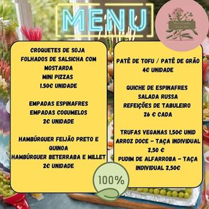Para encomendas além das Marmitas semanais 🥳💕💚✨ at Maria Lentilha Veggie Food in Quinta Do Conde