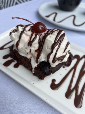 Vegan brownie , ice cream   at Vico's Grill Kosher - Polanco in Mexico City