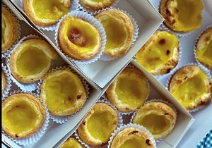 Vegan Pastéis de nata at Faial Veg in Horta