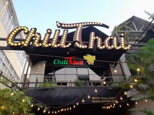 Outside at Chill Thai in Ho Chi Minh City
