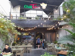 Outside at Chill Thai in Ho Chi Minh City