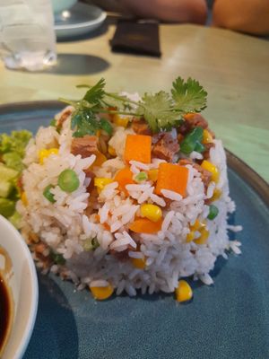 Vegan Fried rice at Chill Thai in Ho Chi Minh City