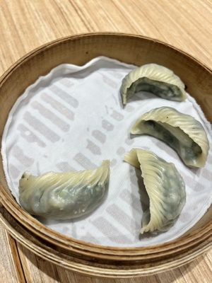 Veg and dumplings   at Din Tai Fung - Galleria Mall in Abu Dhabi