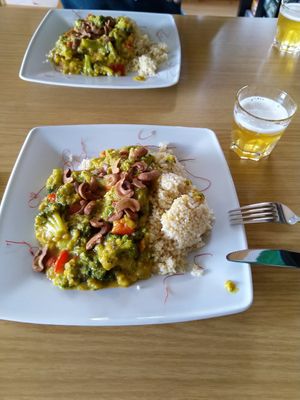 Dinner at Vegane Bergpension in Schulenberg