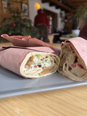 Gyros-Wrap  at Vegane Bergpension in Schulenberg