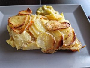 Kartoffelauflauf at Vegane Bergpension in Schulenberg