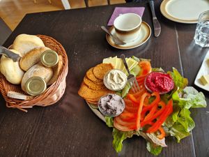 Frühstück für Zwei at Vegane Bergpension in Schulenberg