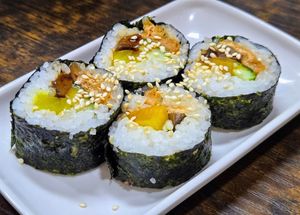 Sushi (Photo by 素Good) at Sam Bo Vegetarian - 三寶素食 in Kowloon