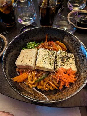 Tofu Udon at KIBOU Japanese Restaurant & Bar in Cheltenham