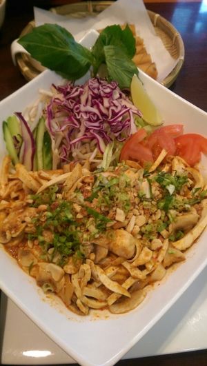 Satay  at Veggiebowl in Vancouver