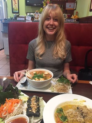 All the food. at Veggiebowl in Vancouver