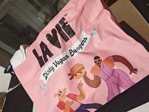 Packaging at Dirty Vegan Burgers by Taster in Paris