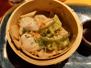 Dumplings at HO Vietnamesische Restaurant HOT POT & BBQ in Fuerstenfeldbruck