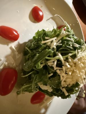 Arugula saladd  at Sofia's in New York City