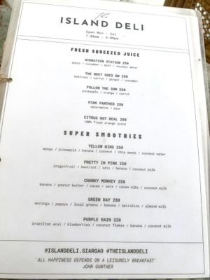   at Island Deli in Siargao