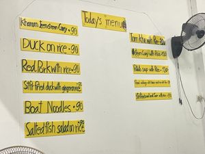 Menu of the day  at Thai Food Vegetarian or Vegan - Maybe closed in Surat Thani